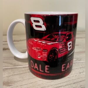 Nascar Dale Earnhardt Jr #8 Coffee Cup Mug White Red Black Racing